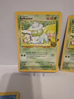 Pokemon TCG Jumbo Card Set – Bulbasaur, Squirtle, Charmander 25th Anniversary NM - Image 2