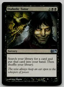 Diabolic Tutor U Magic 2010 (M10) 91 NM - Image 1