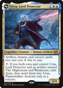 Urza, Lord Protector [The Brothers' War] Lightly Played - Image 1