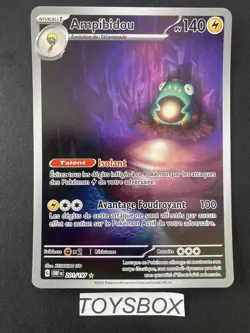 Carte Pokemon Ampibidou AR 201/197 / EV Flammes Obsidiennes EV3 / NEUF FR - Image 2