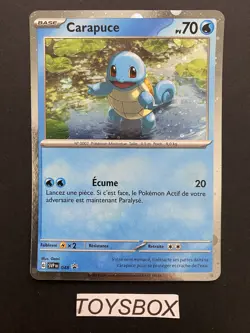 Carte Pokemon Carapuce Holo SVP048 / Ecarlate Et Violet PROMO / NEUF FR - Image 2