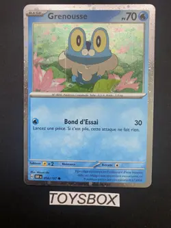 Carte Pokemon Grenousse Holo 056/197 / Flammes Obsidiennes EV3 PROMO / NEUF FR - Image 2