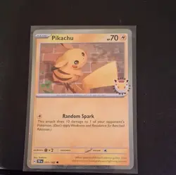 30th Anniversary Stamped Pikachu 051/162 Promo Cosmo - Image 1