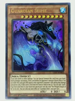 Yugioh - Guardian Slime LED7-EN003 - NM - Ultra Rare 1st ed - Image 1