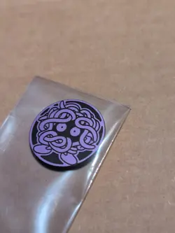Pokemon Purple Tangela Mini Coin From 151 Chinese - Image 1