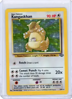Kangaskhan Jungle Holo Rare 05/64 Pokemon 1999 - Image 1