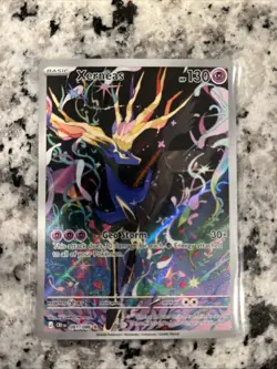 Pokemon TCG Xerneas Illustration Rare Full Art Holo 091/086 Chaos Rising NM - Image 1