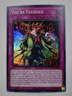Yu-Gi-Oh! You're Finished 1st Ed. DUNE-EN080 Super Rare NM x1 - Image 1