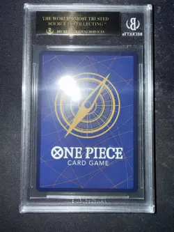One Piece Card English - Rob Lucci Mosaic OP05 #093 - BGS PRISTINE BLACK LABEL - Image 2