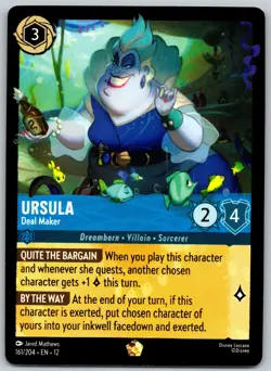 Ursula: Deal Maker - 161/204 - Legendary - Disney Lorcana: Wilds Unknown - Image 1