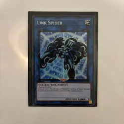 YuGiOh! Link Spider - Super Rare 1st Edition NM - YS17-EN043 - Image 1