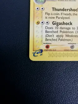Pokemon Card Manectric 39/109 EX Ruby & Sapphire Uncommon - Image 4