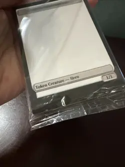 MTG Final Fantasy Commander Party Blank Hero Token Promo Sealed - Image 5