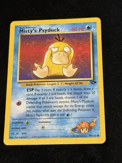 Pokemon Card - Misty's Psyduck Gym Challenge 90/132 Common 1st Edition - Image 1