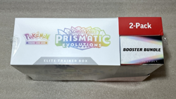 POKEMON TCG Scarlet & Violet PRISMATIC EVOLUTIONS ETB/Bundle 2-Pk COSTCO SEALED - Image 2