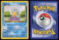 Squirtle 93/130 Common Base Set 2 Pokemon NM - Image 3