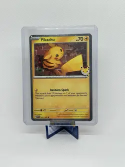 Pikachu (Pokemon Day 2026) 051/162 Stamped Pokemon TCG Promo NM Holo - Image 1