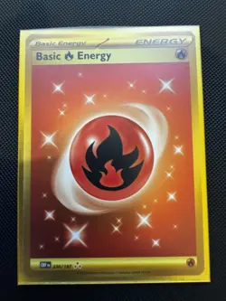 Basic Fire Energy 230/197 Obsidian Flames NM Pokemon Card - Image 1