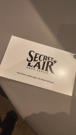 Secret Lair Drop Series Dan Frazier Is Back Again: The Allied Talisma New Sealed - Image 1