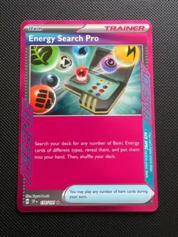 Pokemon TCG - Energy Search Pro 176/191 Holo Trainer - Surging Sparks - NM - Image 1