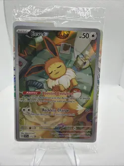 SEALED, Eevee 173 Black Star Promo,Scarlet & Violet, Full Art Holo, Pokemon TCG - Image 1