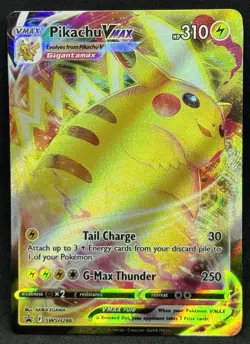 POKEMON~PIKACHU VMAX~SWSH286~SWSH BLACK STAR PROMOS~ENG~NM- - Image 1