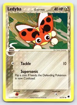 Ledyba 53/101 Common Dragon Frontiers Pokemon Lightly Played - Image 1