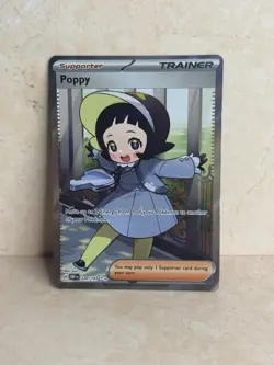 Pokemon TCG Obsidian Flames Poppy 220/197 Full Art NM - Image 1