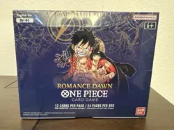 One Piece TCG OP-01 Romance Dawn White Bottom Booster Box SEALED ENGLISH - Image 1