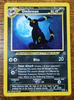 Umbreon 13/75 Holo Rare Neo Discovery Set Pokemon Card PL - Image 1