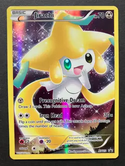 Jirachi XY112 XY PROMO RARE HOLO Pokemon Card Mythical FULL ART Generations NM - Image 1