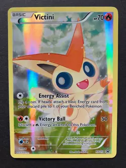 Victini XY117 XY PROMO RARE HOLO Pokemon Card Mythical FULL ART Generations NM - Image 1