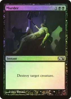 MP Foil Murder, MTG, Magic 2013, Magic the Gathering, 101 *C - Image 1