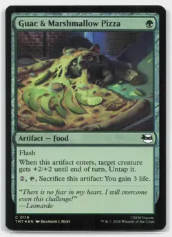 Guac & Marshmallow Pizza 0116 TMT Magic: The Gathering Common Foil NM - Image 1