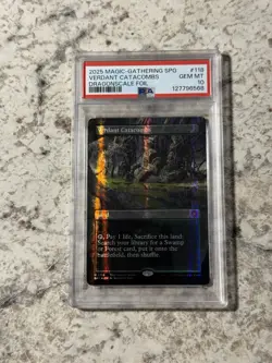 Verdant Catacombs DRAGONSCALE FOIL (SPG 0118) PSA 10 GEM MINT (MTG Tarkir 2025) - Image 1
