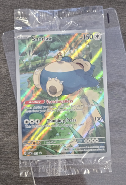 Snorlax SVP051 SEALED Pokemon 151 ETB Black Star Promo English - Image 1
