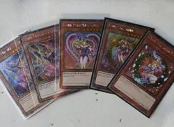 5 Dark Magician Girl Set Platinum Secret Alt Art NM YuGiOh TCG - Image 1
