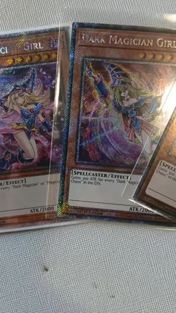 5 Dark Magician Girl Set Platinum Secret Alt Art NM YuGiOh TCG - Image 2