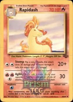Rapidash 44/64 Uncommon Jungle Pokemon - Image 1