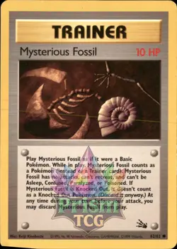 Mysterious Fossil 62/62 Common Fossil Pokemon - Image 1