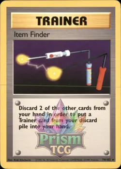 Item Finder 74/102 Rare Base Pokemon - Image 1
