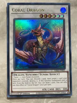 Yugioh - Coral Dragon - Ultra Rare - RA02-EN031 - Image 1