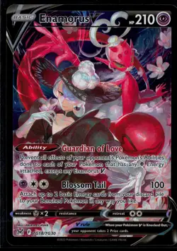 Enamorus V TG18/TG30 Lost Origin Trainer Gallery Rare V Holo Pokemon - Image 1