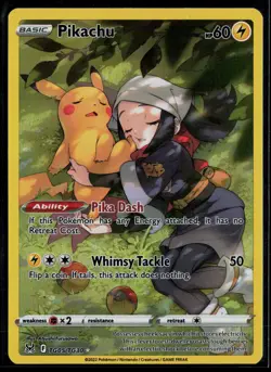 Pikachu TG05/TG30 Lost Origin Trainer Gallery Trainer Gallery Rare Holo Pokemon - Image 1