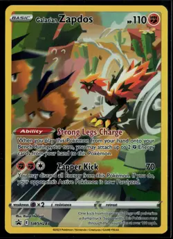 Galarian Zapdos SWSH283 SWSH Black Star Promo Pokemon - Image 1