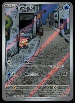 Slowpoke 204/198 Scarlet & Violet Illustration Rare Pokemon - Image 1
