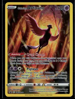 Galarian Articuno SWSH282 SWSH Black Star Promo Pokemon - Image 1