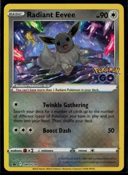 Radiant Eevee SWSH230 SWSH Black Star Promo Pokemon - Image 1