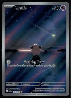 Cleffa 202/197 Obsidian Flames Illustration Rare Pokemon - Image 1