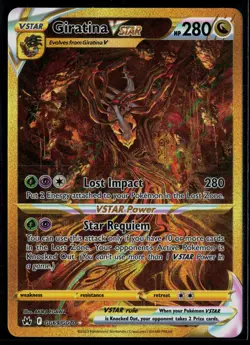 Giratina VSTAR GG69/GG70 Crown Zenith Galarian Gallery Secret Rare Pokemon - Image 1